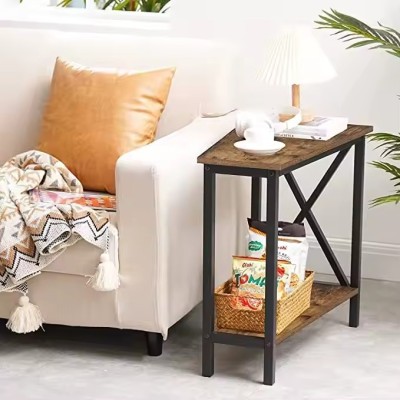 Modern End Tables Side Table With Storage Shelf for Living Room Small End Tables